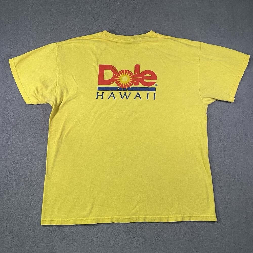 Vintage Dole Hawaii Shirt Men’s XL Yellow Cotton Graphic Casual - Picture 11 of 11